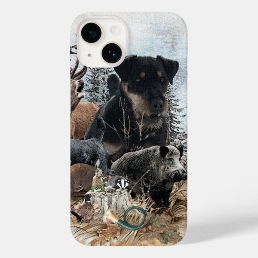 ドイツ狩りテリア,ジャグテリア Case-Mate iPhoneケース (裏面)