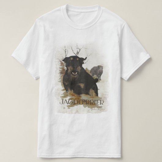 ドイツ狩りテリア（ジャグテリア） Tシャツ (デザイン正面)