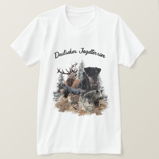 ドイツ狩りテリア(ジャグテリア) Tシャツ (デザイン正面)