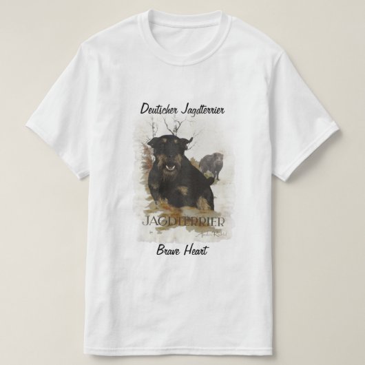 ドイツ狩りテリア（ジャグテリア） Tシャツ (デザイン正面)