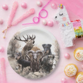 ドイツ狩りテリア ペーパープレート (パーティー)