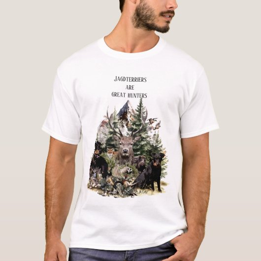 ドイツ狩りテリア Tシャツ (正面)
