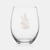ドイツ王国陛下 ステムなしワイングラス (裏面)