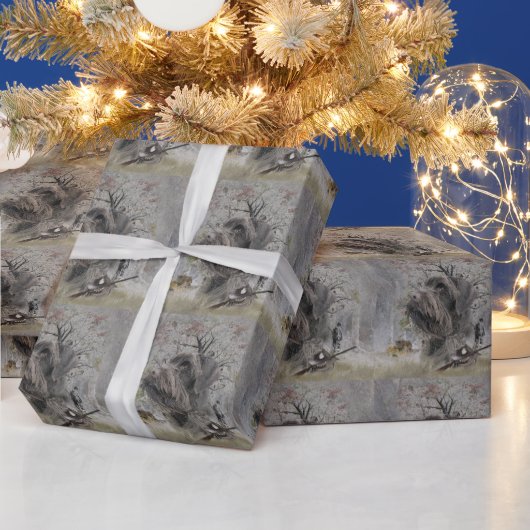 ドイツ産ワイマランプンター ラッピングペーパー (クリスマス)