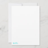 ドイツ男の赤ちゃん誕生のお知らせ 案内状 (裏面)