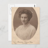 ドイツ皇帝ヴィルヘルム2世の娘 #044D ポストカード (正面/裏面)