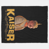 ドイツ皇帝ヴィルヘルム2世 フリースブランケット (正面(横))