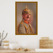 ドイツ皇帝Kaiser Wilhelm II、署名あり ポスター (キッチン)