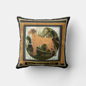 ドイツ短剣ポインタースポーツ クッション (裏面)