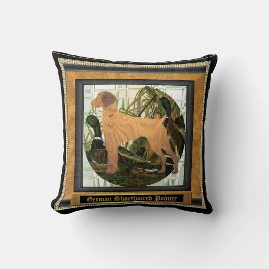 ドイツ短剣ポインタースポーツ クッション (正面)