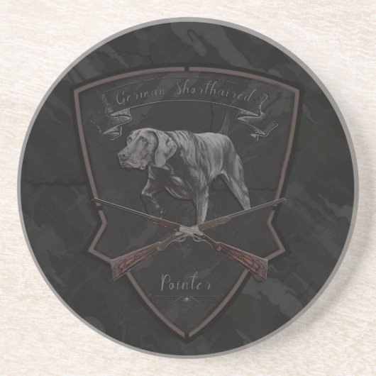 ドイツ短剣ポインタータペストリー屋外ピロ コースター (正面)