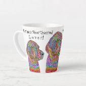 ドイツ短剣ポインター愛好家 カフェラテマグ (左アングル)