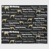 ドイツ短剣ポインタ誕生日紙, GSP, ラッピングペーパー (フラット)