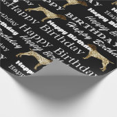 ドイツ短剣ポインタ誕生日紙, GSP, ラッピングペーパー (角)