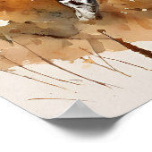 ドイツ短剣ポインタ – ドッグアートプリント ポスター (角)