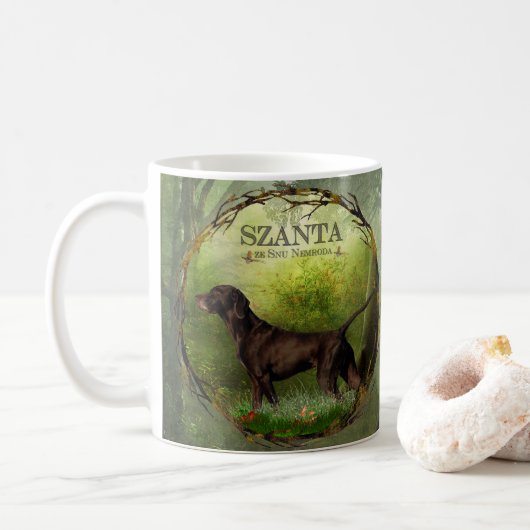 ドイツ短剣ポインタ, SZANTA from Nemrod's コーヒーマグカップ (ドーナツ)