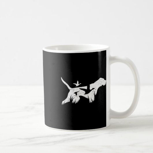 ドイツ短剣ポインタGsp狩り犬 コーヒーマグカップ (右)
