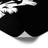 ドイツ短剣ポインタGsp狩り犬 ポスター (角)