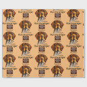 ドイツ短剣ポインタKurzhaar ラッピングペーパー (フラット)