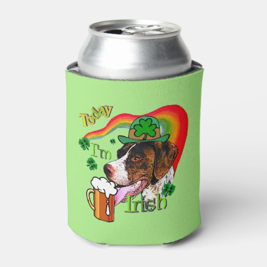 ドイツ短剣ポインタSt patricks day 缶クーラー (缶正面)
