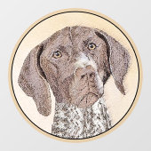 ドイツ短剣絵画ポインタ – Dog Art ウィンドウサイン (シート)