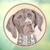 ドイツ短剣絵画ポインタ – Dog Art ウィンドウサイン (シート3)