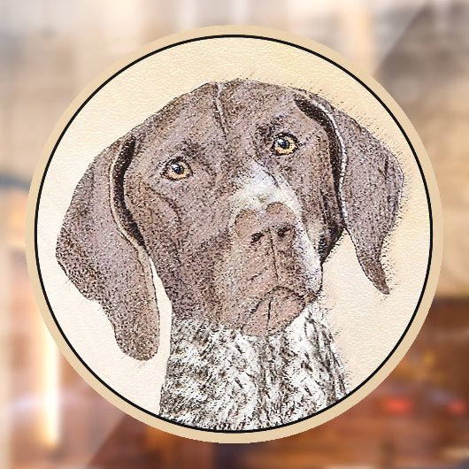 ドイツ短剣絵画ポインタ – Dog Art ウィンドウサイン (シート2)