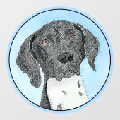 ドイツ短剣絵画ポインタ – Dog Art ウィンドウサイン (シート)
