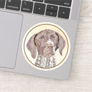 ドイツ短剣絵画ポインタ – Dog Art シール