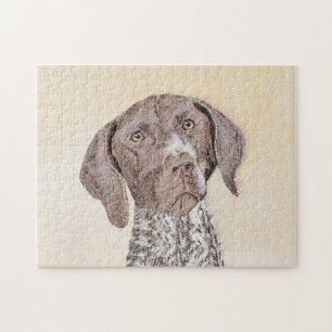 ドイツ短剣絵画ポインタ – Dog Art ジグソーパズル