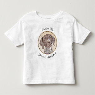 ドイツ短剣絵画ポインタ – Dog Art トドラーTシャツ