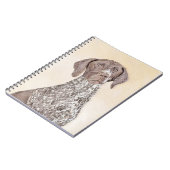 ドイツ短剣絵画ポインタ – Dog Art ノートブック (左側)