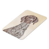 ドイツ短剣絵画ポインタ – Dog Art マグネット (左側)