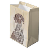 ドイツ短剣絵画ポインタ – Dog Art ミディアムペーパーバッグ (裏面アングル)