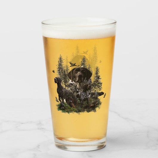 ドイツ短干しポインタガラス タンブラーグラス (ドリンク裏面)