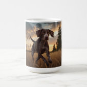 ドイツ短干しポインターコーエレガントヒーマグ コーヒーマグカップ (中央)