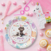 ドイツ短干しポインタ水カラー紙プレート ペーパープレート (パーティー)