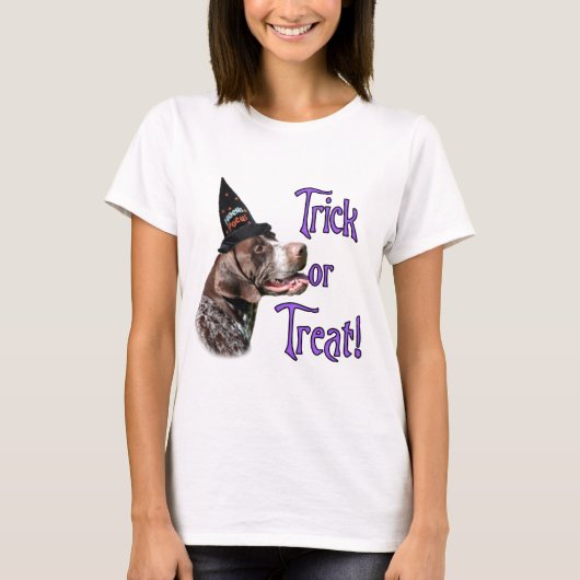 ドイツ短編ポインタのトリック Tシャツ (正面)