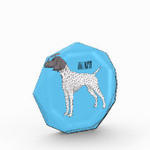 ドイツ短編ポインタ犬の漫画 フォトブロック (左)