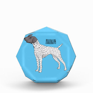 ドイツ短編ポインタ犬の漫画 フォトブロック
