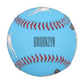 ドイツ短編ポインタ犬の漫画 野球ボール (裏面)