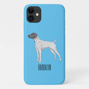 ドイツ短編ポインタ犬の漫画 iPhone 11 ケース
