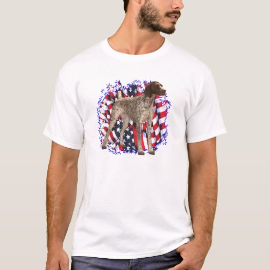 ドイツ短編ポインタ・パトリオット Tシャツ (正面)