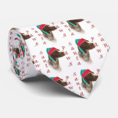 ドイツ短編ポインタSanta Paws ネクタイ (ロール)