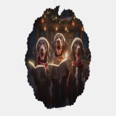 ドイツ短編司会者クリスマス・カロリング オーナメントカード (右)