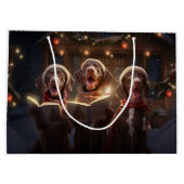 ドイツ短編司会者クリスマス・カロリング ラージペーパーバッグ (裏面)