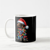 ドイツ短編愛人愛人サンタ・ハットChr コーヒーマグカップ (左)