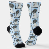 ドイツ短編指絵を描指オリジナル ソックス (傾斜あり)