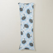 ドイツ短編指絵を描指オリジナル ボディピロー (正面縦)