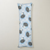 ドイツ短編指絵を描指オリジナル ボディピロー (裏面 (縦))